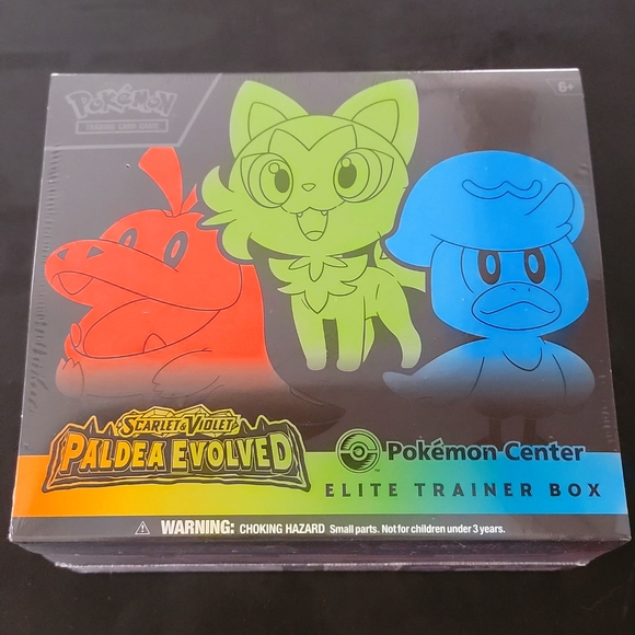 The Pokemon Center Limited Edition Paldea Evolved ETB